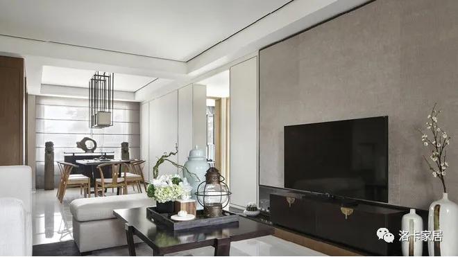 洛卡家居丨大理石+木饰面，最完美的新中式组合