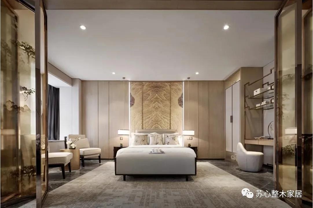 苏心整木家居 | 新中式卧室设计，尽显东方华美！