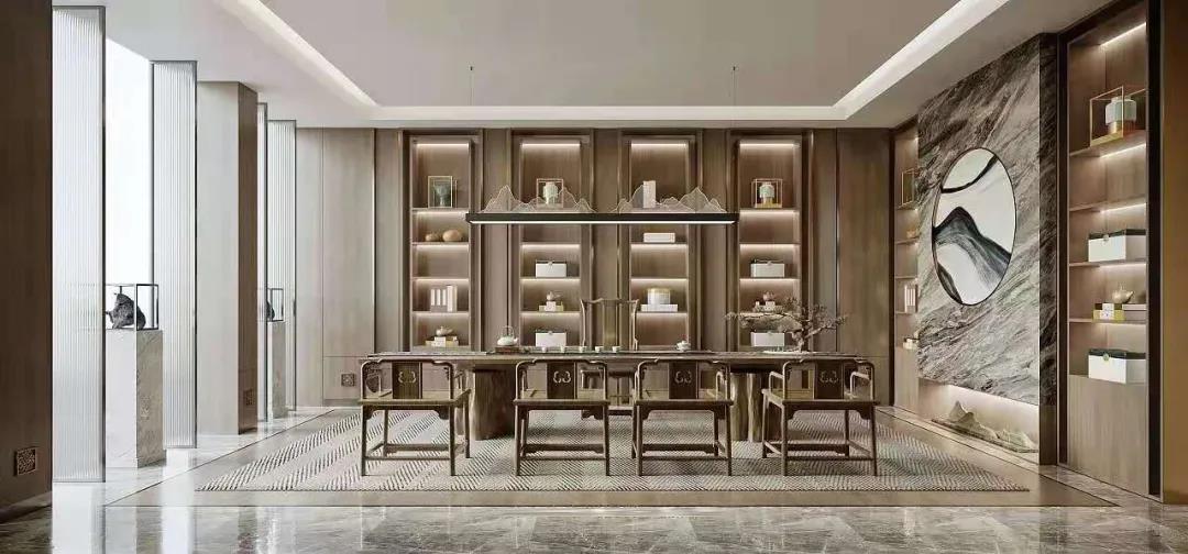 新中式茶室，古朴与禅意俱在！