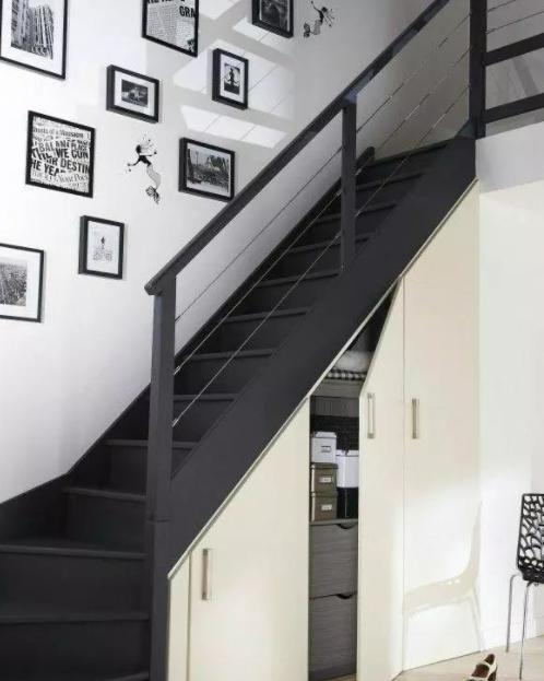 楼梯+柜子这样设计超完美 有楼梯的建议看看